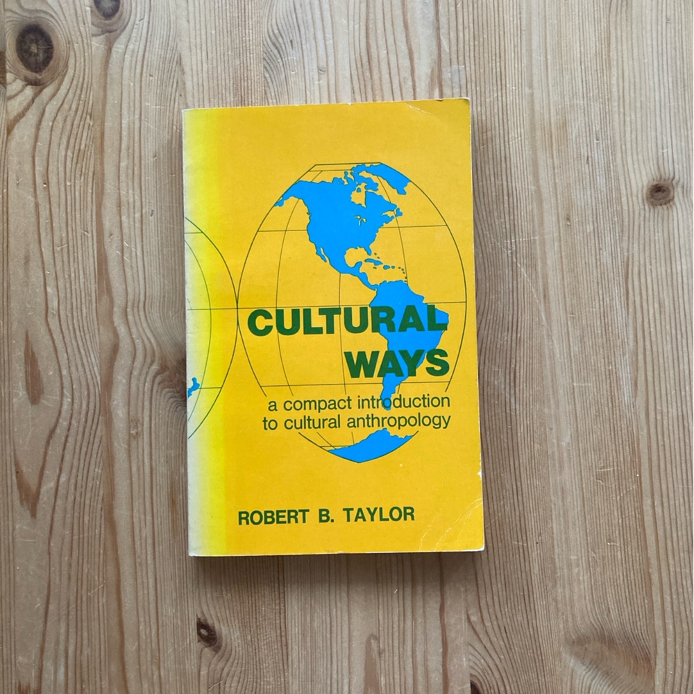Cultural Ways: a compact introduction to cultural anthropology book Vintage